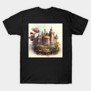 Watercolor Castle T-Shirt